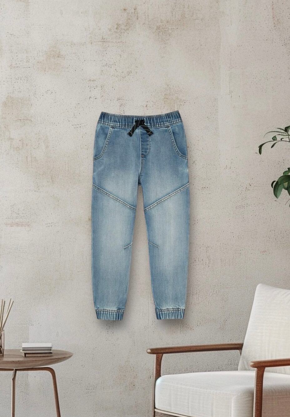 365 Kids from Garanimals Boys Denim Joggers, Sizes 10